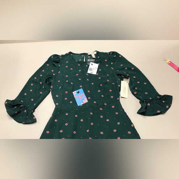 Forever 21 Green Ruffles Hem - Picture 5 of 12